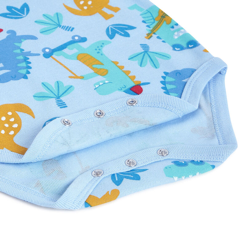 Infants Multicolor Printed Bodysuit (Pack Of 4) image number 9